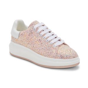 Blondo Diva glitter/leather Blush size 7